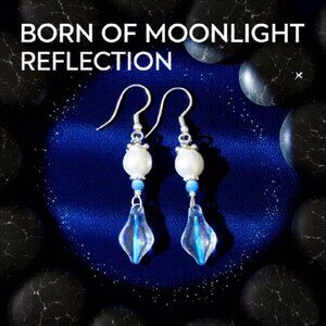 Shimmering Lily Orchid Floral Flower Earrings! Feminine & Classically Beautiful!